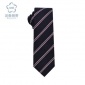 普通男式商务条纹男士领带批发 色织提花男士纯棉领带