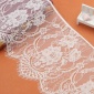 精致睫毛花边厂家现货供应幅宽27cm股线睫毛花边无弹花边股线花边